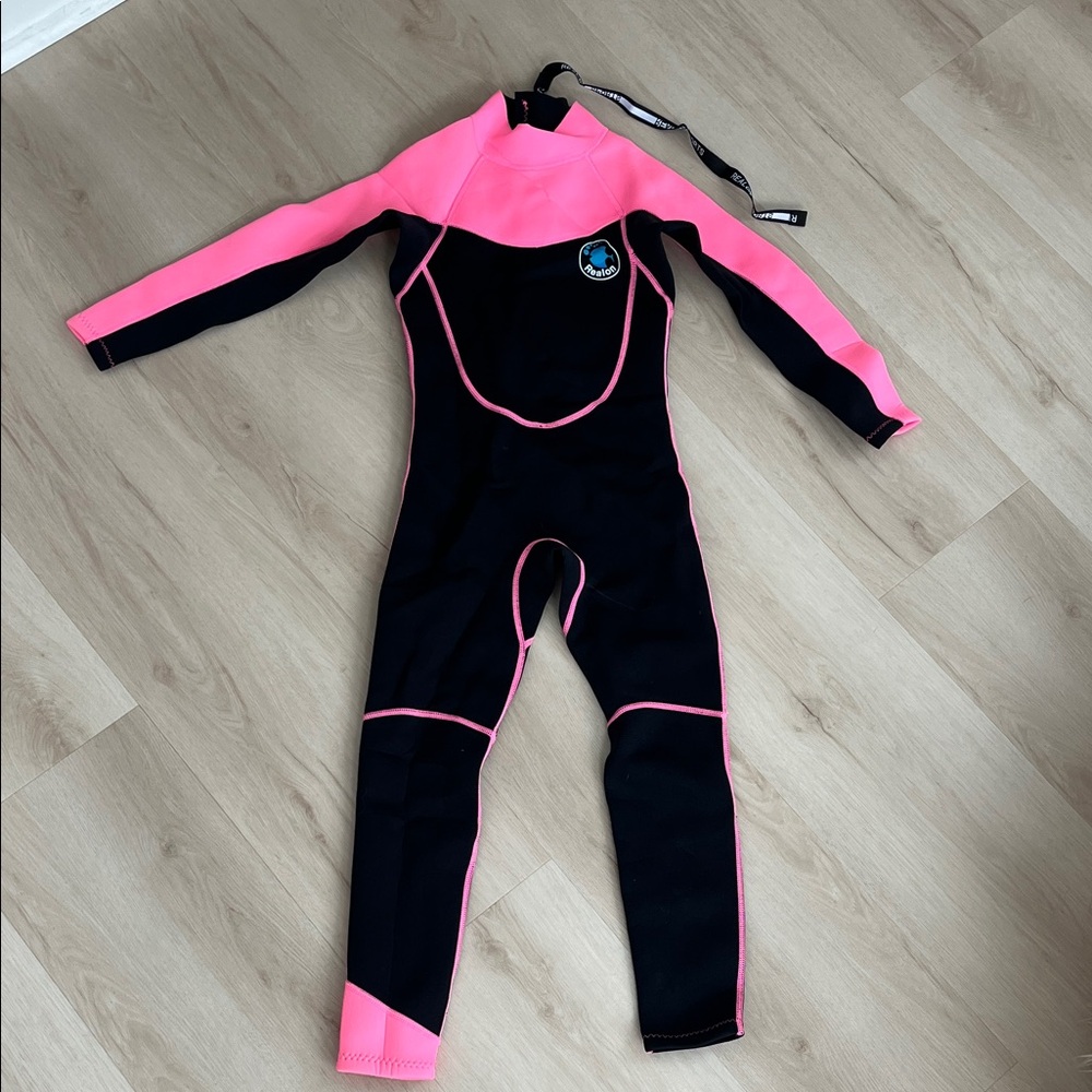 Pink and Black Realon Wetsuit